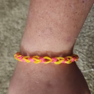 Hand made bracelet.